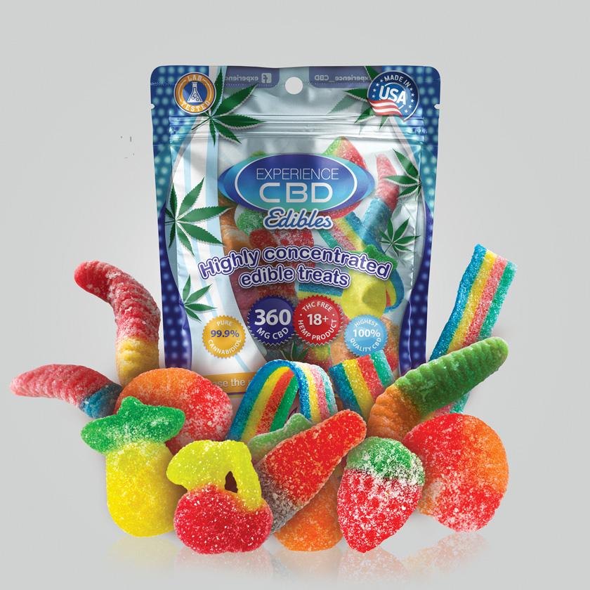 CBD Assorted Gummies Pack - Experience CBD - up to 1800mg