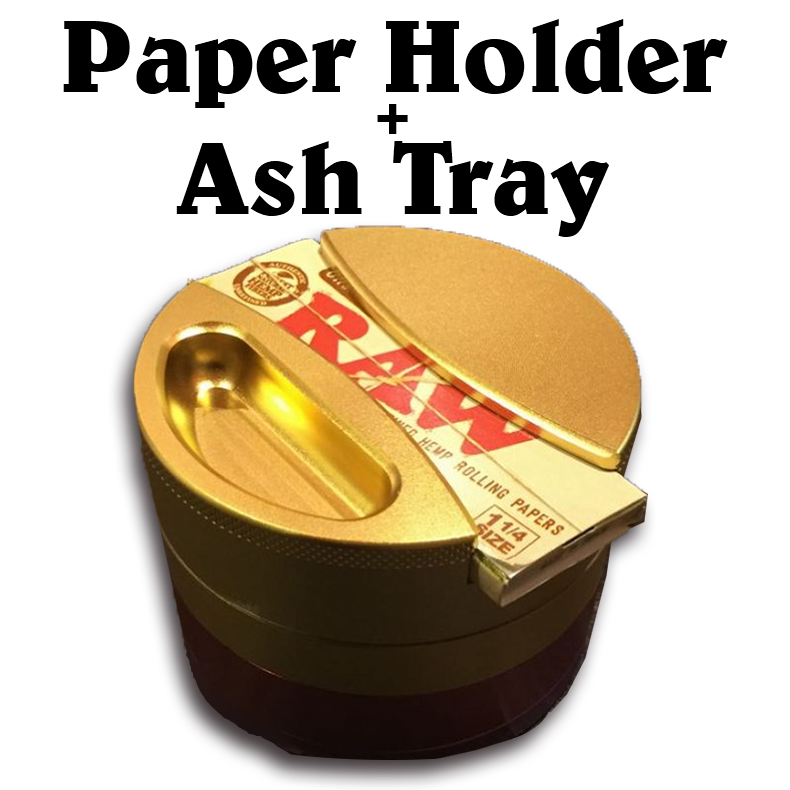 Paper Holder and Ash Tray 4 part Grinder- 75mm