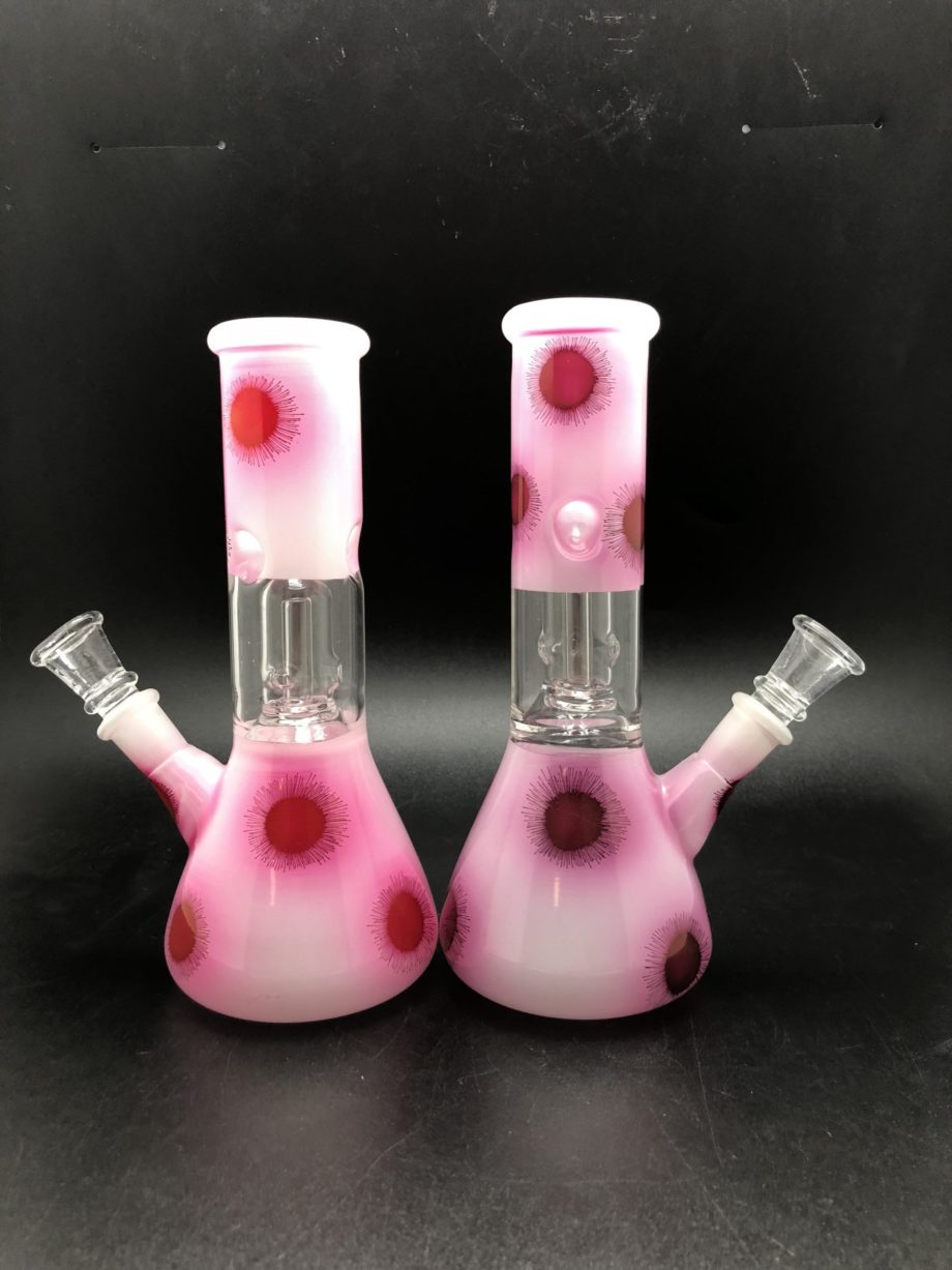 pink glass bong