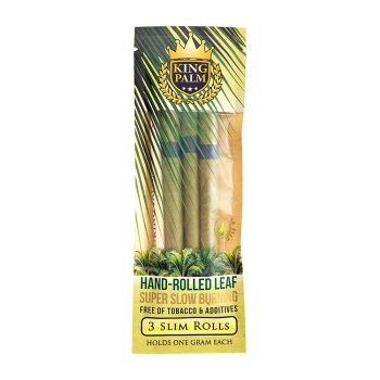King Palm | Hand-Rolled Leaf | 3 Slow Burning Rolls
