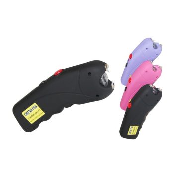 2.5 Million Volts Rechargeable Stun Gun with ALARM - Cyclone